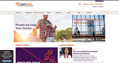 Desktop Screenshot of lionheart.org.uk